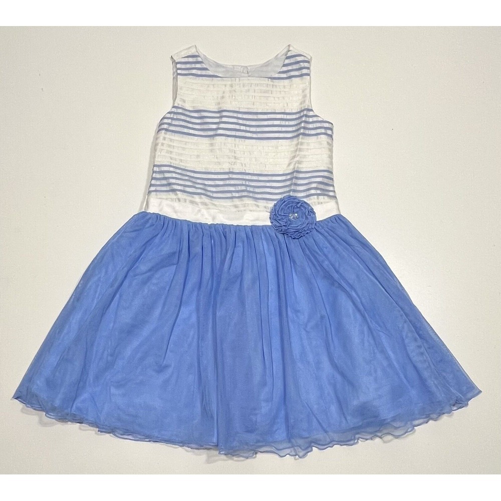 Jona Michelle Summer Blue Girls Dress‎ Size 8 Read description